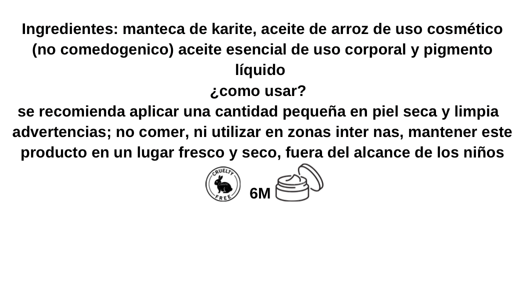 French vanilla body butter (mantequilla corporal aroma a vanilla dulce)