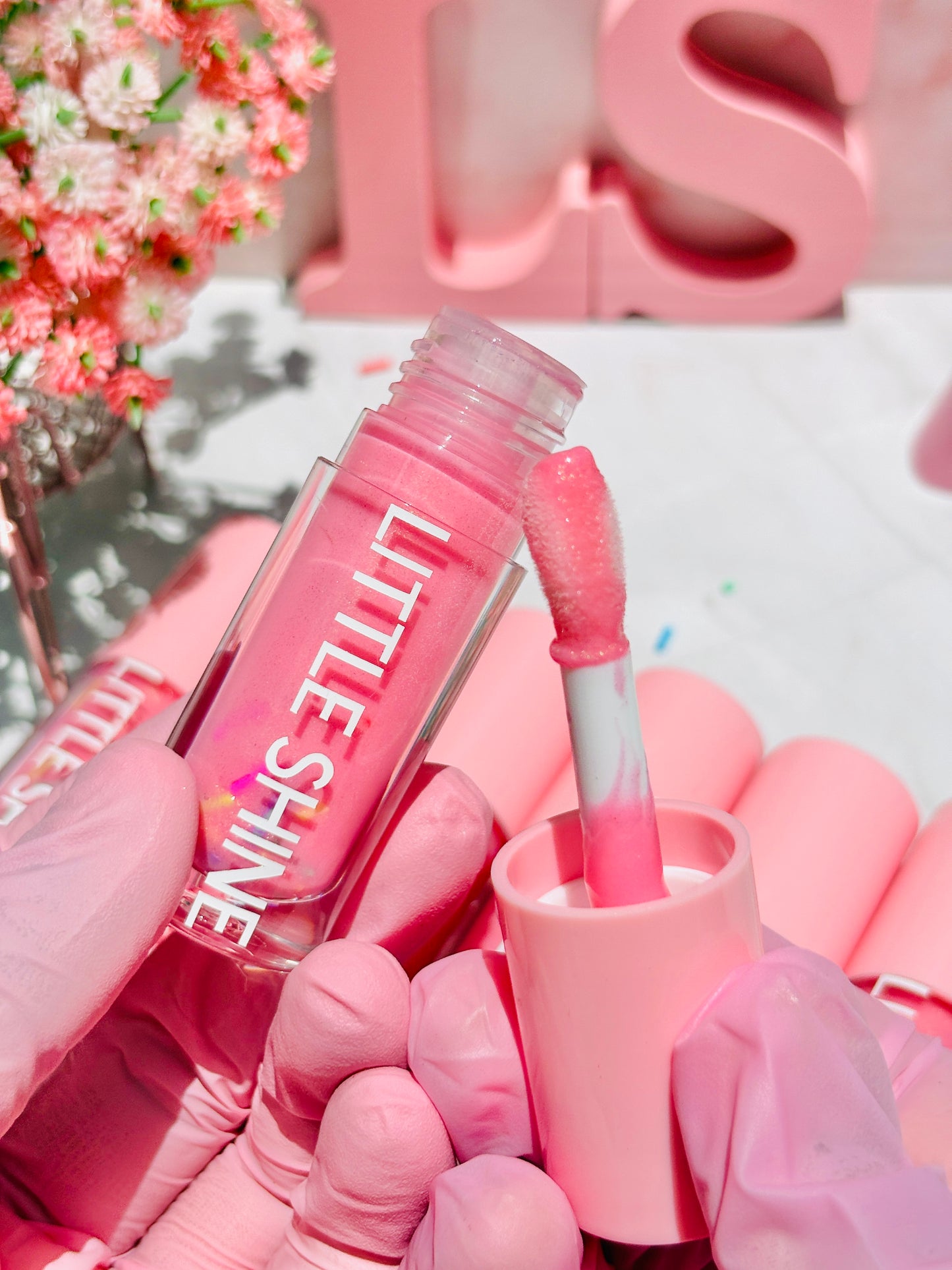 The birthday girl cake lip gloss🩷🎂