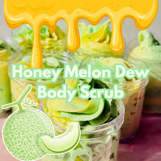 Honey and Melon dew body scrub (gotas de miel de melón)