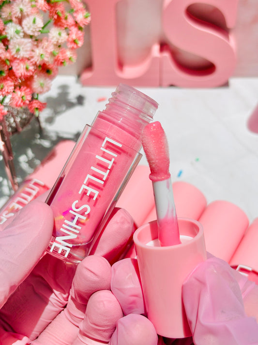 The birthday girl cake lip gloss🩷🎂