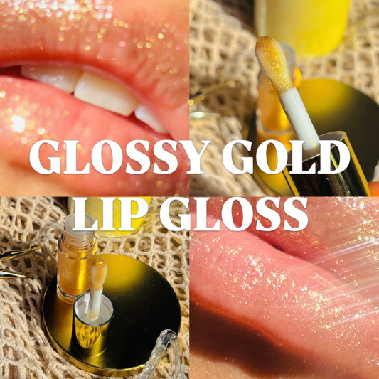Glossy Gold lip gloss