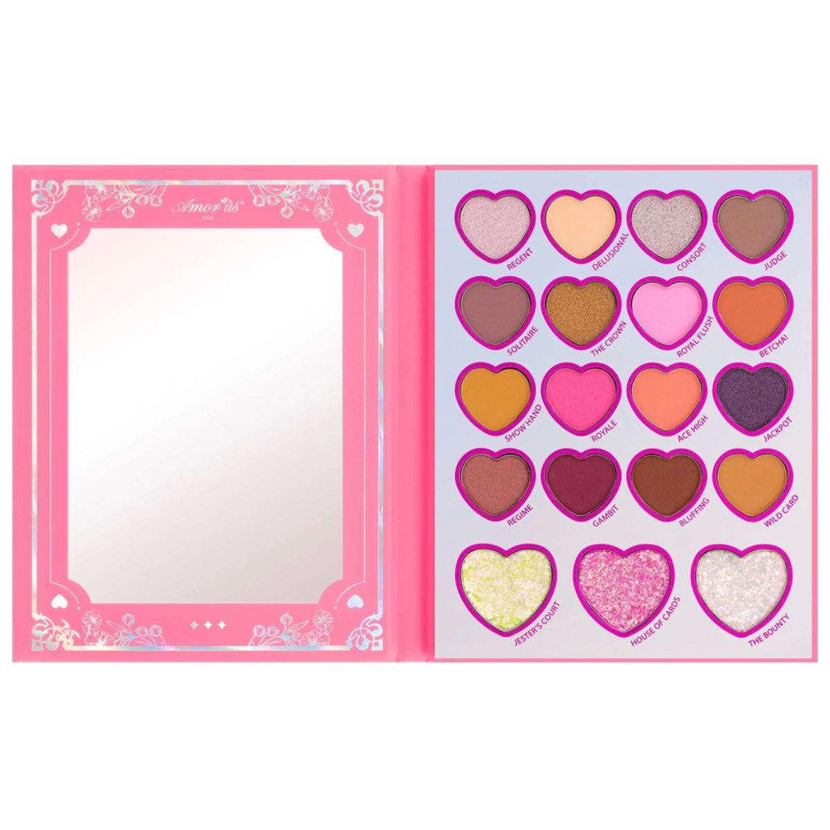 Paleta De Sombras Queen Of Hearts - Amorus