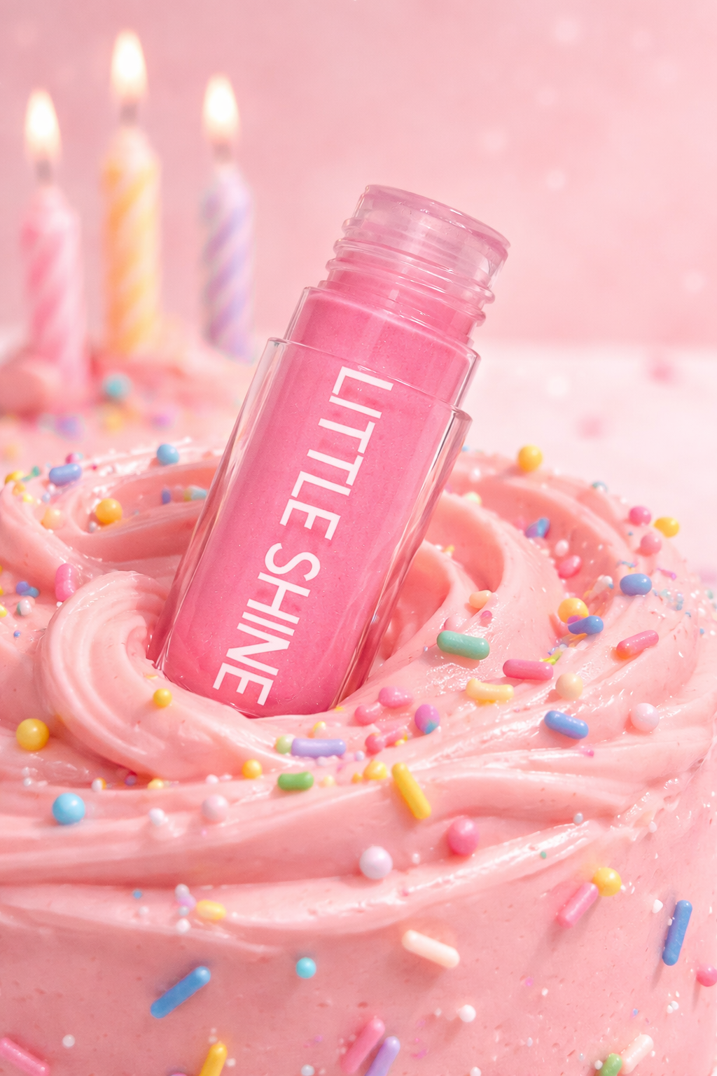 The birthday girl cake lip gloss🩷🎂